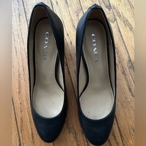 Coach black heels (Georgina)